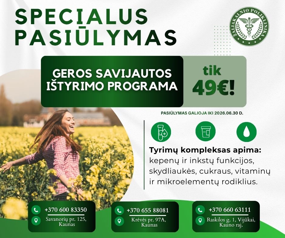 GEROS SAVIJAUTOS IŠTYRIMO PROGRAMA – tik 49 € vietoj 74,50 €!