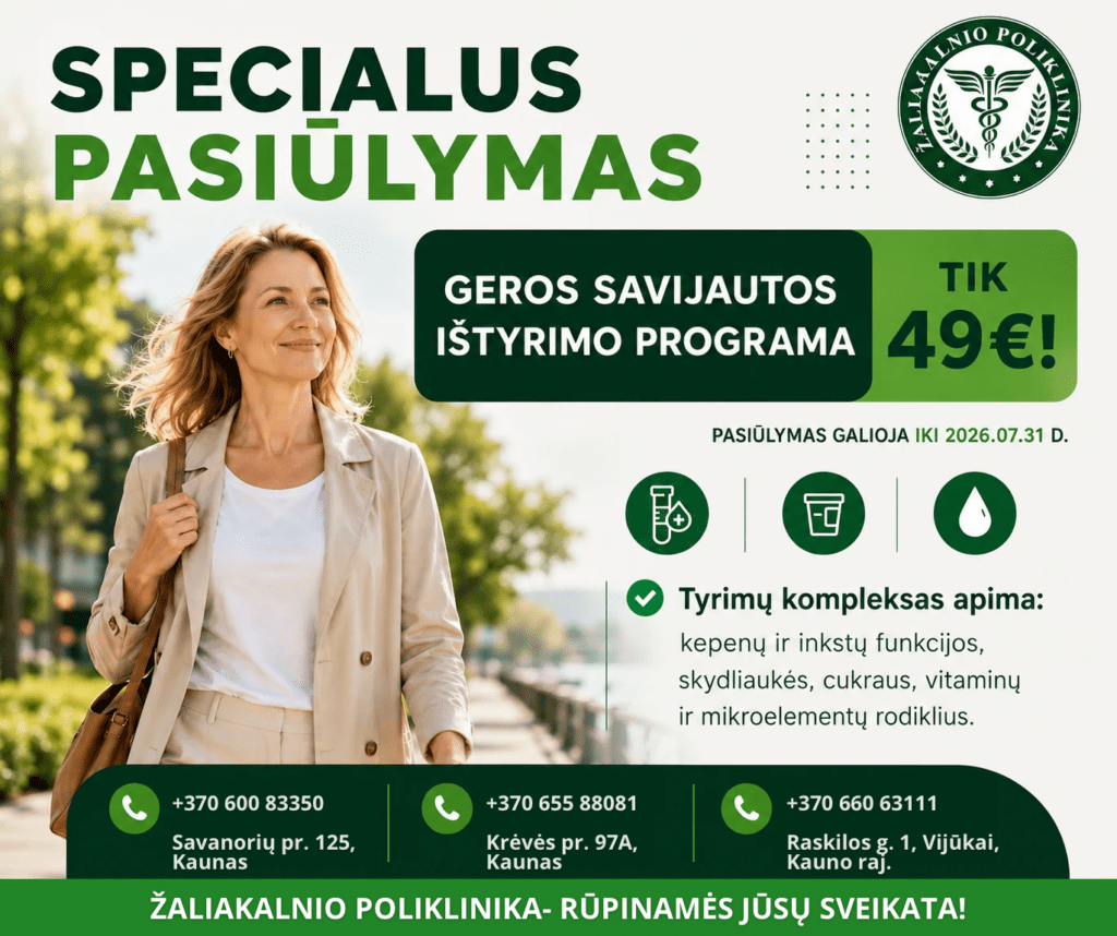 GEROS SAVIJAUTOS IŠTYRIMO PROGRAMA – tik 49 € vietoj 74,50 €!